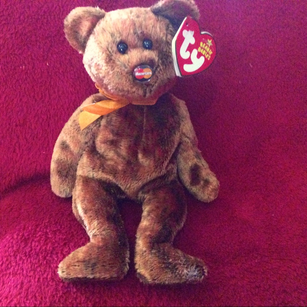 New Ty MasterCard exclusive beanie bear - M.C. VI.